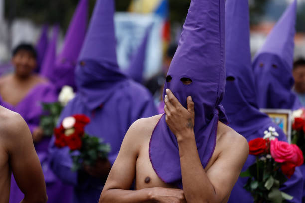 ECU: Catholic Faithful Join Jesus del Gran Poder Procession in Quito