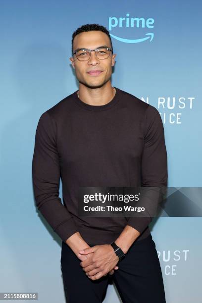 Dale Moss attends Prime Video's "American Rust: Broken Justice" New York Screening at The Whitby Hotel on March 26, 2024 in New York City.