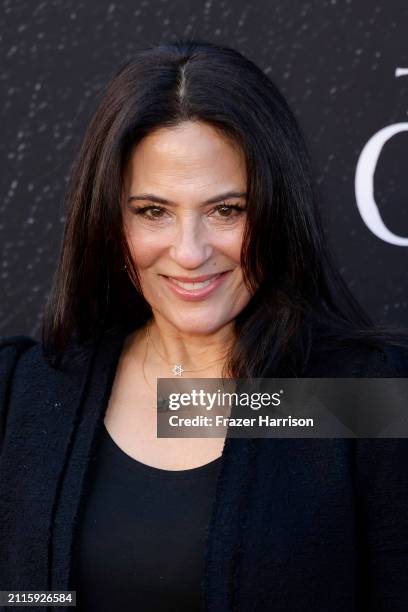 Judie Aronson attends the Los Angeles Premiere of 20th Century Studio's "The First Omen" at Regency Village Theatre on March 26, 2024 in Los Angeles,...