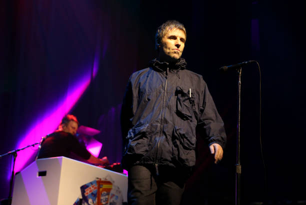 GBR: Liam Gallagher And John Squire Perform At The Troxy