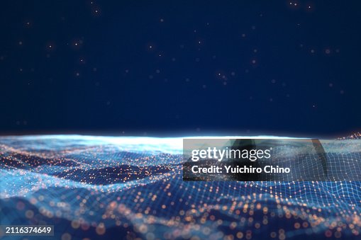 Huge network data wave Huge network data wave