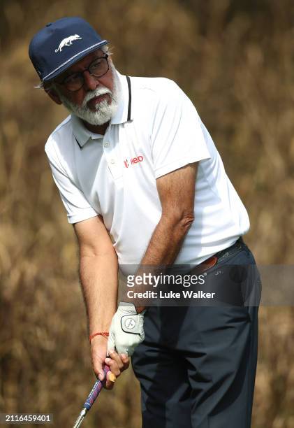 Hero CEO Pawan Munjal prior to the Hero Indian Open at DLF Golf and County Club on March 27, 2024 in New Delhi, India