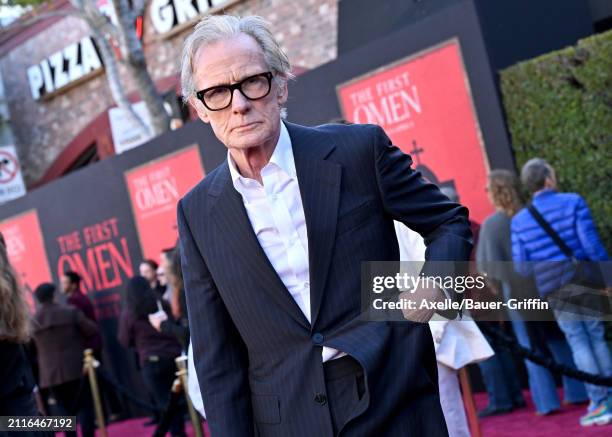 Bill Nighy attends the Los Angeles Premiere of 20th Century Studio's "The First Omen" at Regency Village Theatre on March 26, 2024 in Los Angeles,...