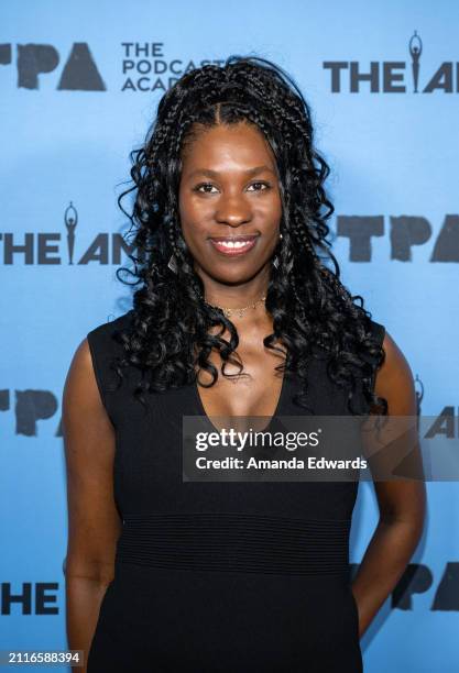 Bridget Todd attends The Ambies: The Podcast Academy's Fourth Annual Awards For Excellence In Audio on March 26, 2024 in Los Angeles, California.