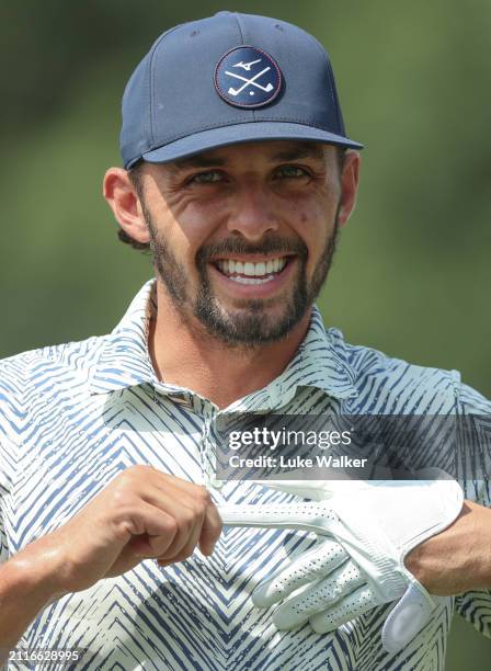 Marco Penge of England looks on prior to the Hero Indian Open at DLF Golf and County Club on March 27, 2024 in New Delhi, India