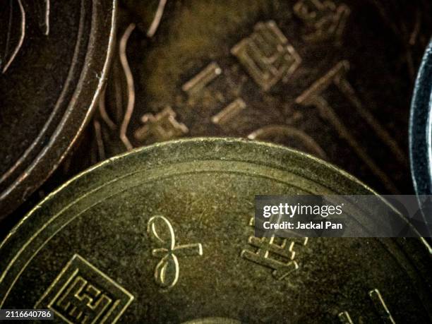 Japanese Coins High-Res Stock Photo