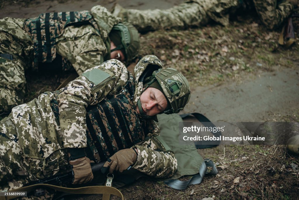 Recruits Of Da Vinci Wolves Battalion Train To Join The Armed Forces Of Ukraine