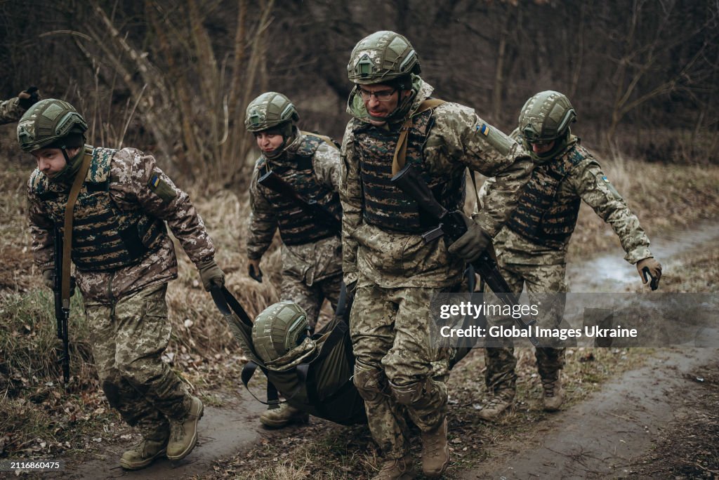 Recruits Of Da Vinci Wolves Battalion Train To Join The Armed Forces Of Ukraine