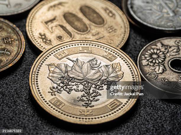 Japanese Coins High-Res Stock Photo