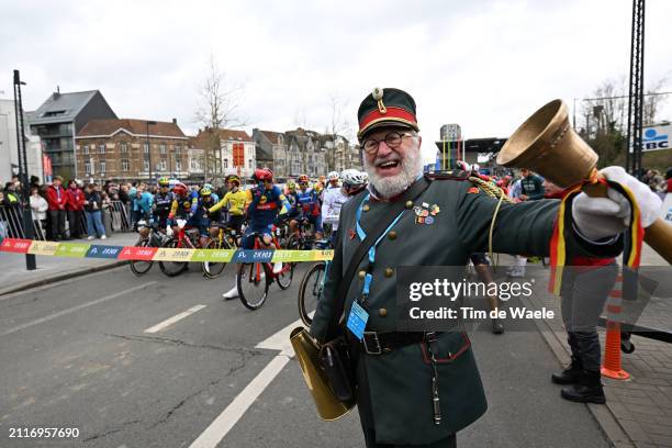 Opening moment of the race during the 78th Dwars Door Vlaanderen 2024 - Men's Elite a 188.6km one day race from Roeselare to Waregem / #UCIWT / on...