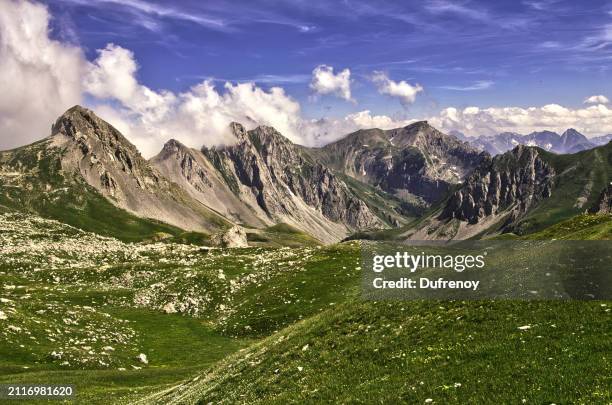 region of the col de larche and the col de valcavera - piedmont italy stock pictures, royalty-free photos & images