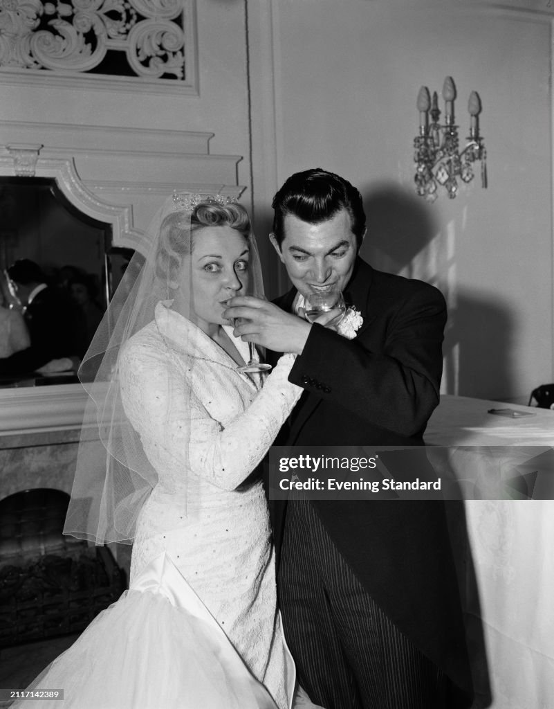 Monty Norman And Diana Coupland Wedding, 1956