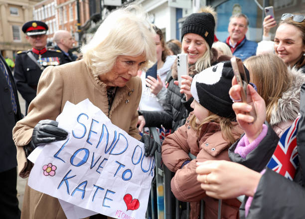 GBR: Queen Camilla Visits Shrewsbury