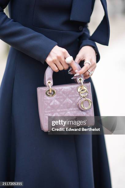 Bag is seen, outside Dior, during the Womenswear Fall/Winter 2024/2025 as part of Paris Fashion Week on February 27, 2024 in Paris, France.