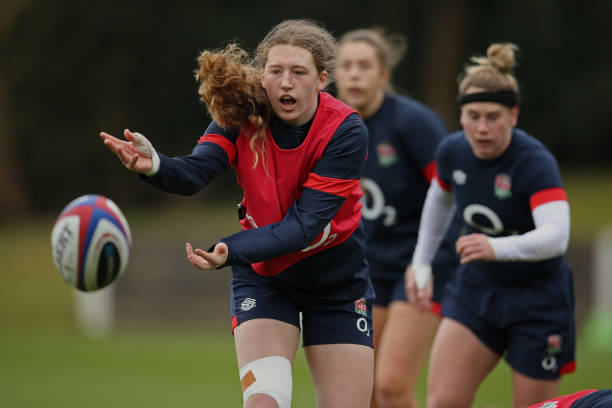 GBR: England Red Roses Training Session Exclusive Access