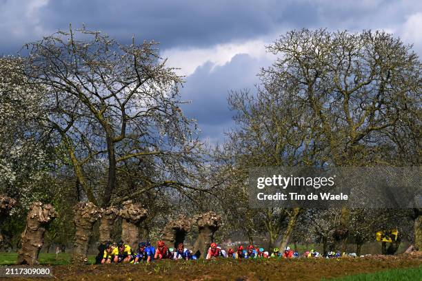 Tim van Dijke of The Netherlands, Mick van Dijke of The Netherlands and Team Visma | Lease a Bike, Fabian Lienhard of Switzerland and Team Groupama -...