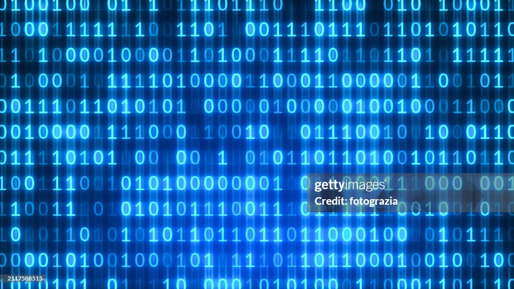 Binary Code On Computer Screen High-Res Stock Photo - Getty Images