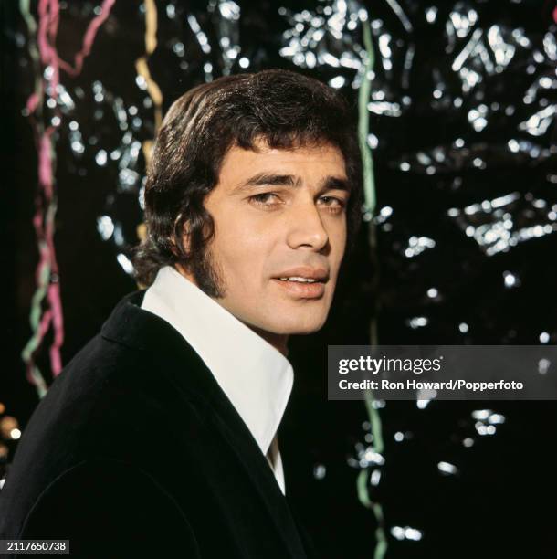 English singer Engelbert Humperdinck posed in London circa 1968.