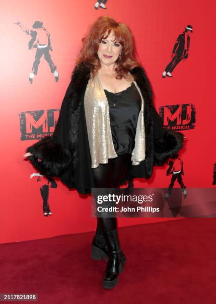 Harriet Thorpe attends the opening night of "MJ: The Musical" at Prince Edward Theatre on March 27, 2024 in London, England.