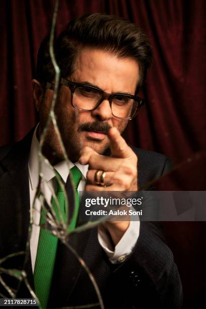 Exclusive portrait of Anil Kapoor taken during HT India's Most Stylish Awards on May 07, 2023 in Mumbai, India.