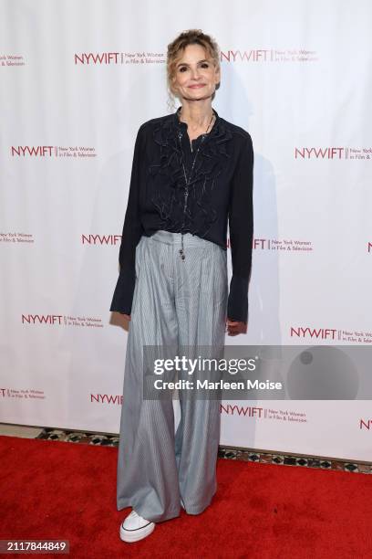 Kyra Sedgwick attends the New York Women In Film and Television's 44th Annual Muse Awards at Cipriani 42nd Street on March 27, 2024 in New York City.