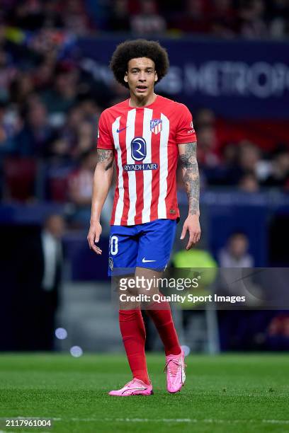 Axel Witsel of Atletico de Madrid looks on during the LaLiga EA Sports match between Atletico Madrid and FC Barcelona at Civitas Metropolitano...