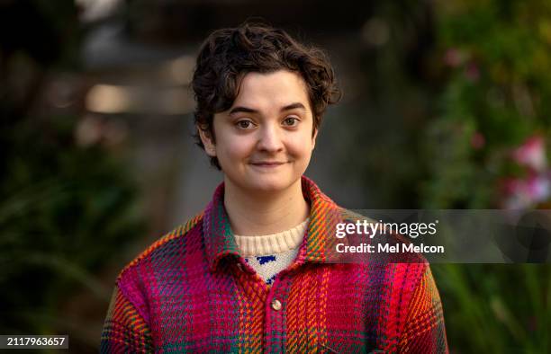 Production coordinator at Cartoon Network, Em Hagen is photographed for Los Angeles Times on December 8, 2023 in Van Nuys, California. PUBLISHED...