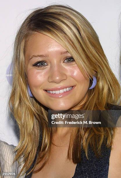 Actress Ashley Olsen attends the grand opening of the Fox Sports Grill at the Irvine Spectrum on June 26, 2003 in Irvine, California. The sports...