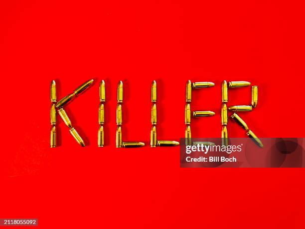 killer written with bullets - part of a series - 恨 個照片及圖片檔