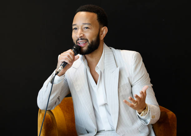 CA: John Legend Hosts Fireside Chat At The Voices Of Beauty Summit