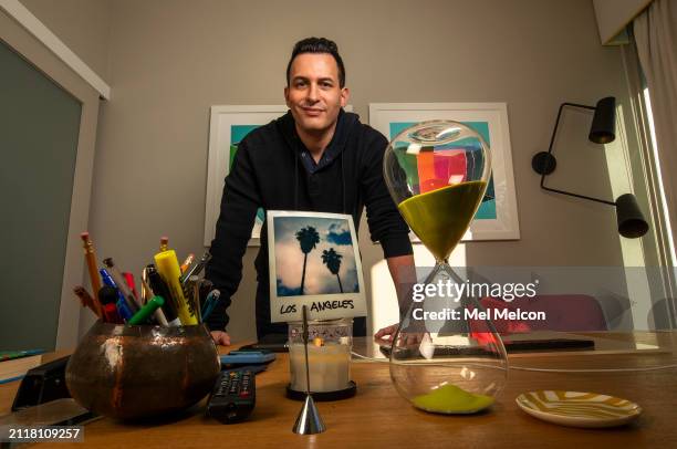 Executive producer Alex Baskin is photographed for Los Angeles Times on January 12, 2024 in Beverly Hills, California. PUBLISHED IMAGE. CREDIT MUST...