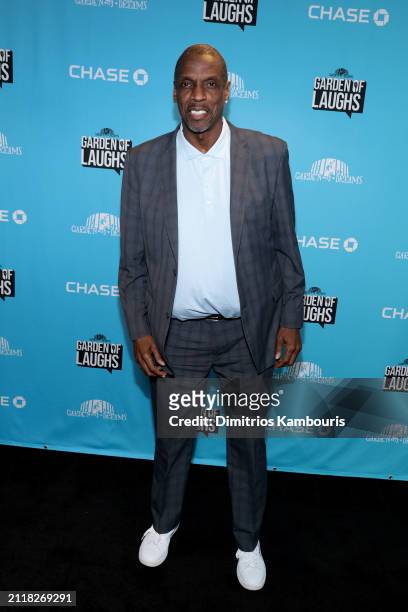 Dwight Gooden attends the 2024 Garden Of Laughs Comedy Benefit at Madison Square Garden on March 27, 2024 in New York City.