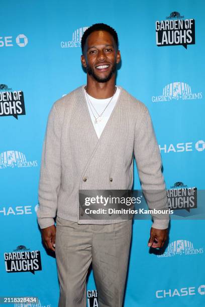 Victor Cruz attends the 2024 Garden Of Laughs Comedy Benefit at Madison Square Garden on March 27, 2024 in New York City.