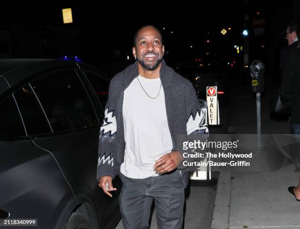 Jaleel White is seen at Giorgio Baldi restaurant on March 29, 2024 in Los Angeles, California.