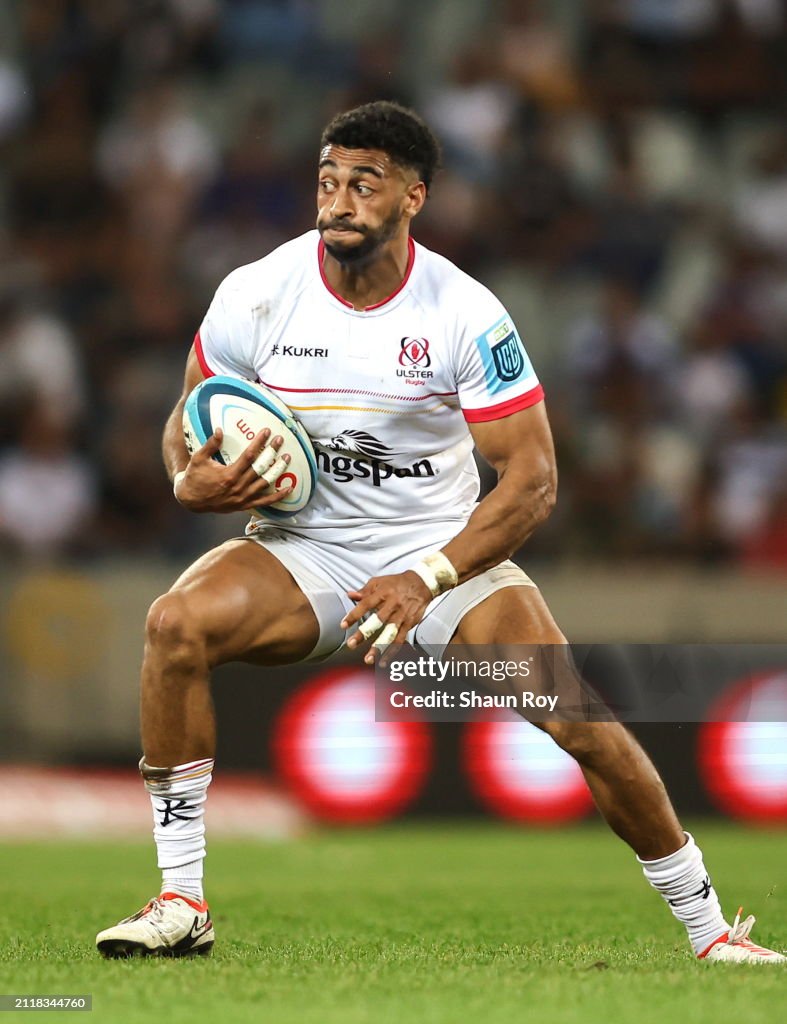 Western Cape , South Africa - 30 March 2024; Rob Baloucoune of Ulster ...