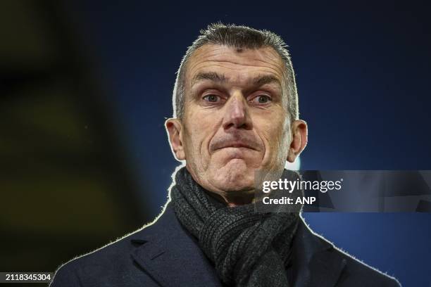 Sbv Excelsior coach Marinus Dijkhuizen during the Dutch Eredivisie match between Go Ahead Eagles and Excelsior Rotterdam in De Adelaarshorst on March...