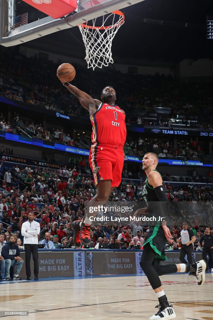 Boston Celtics v New Orleans Pelicans