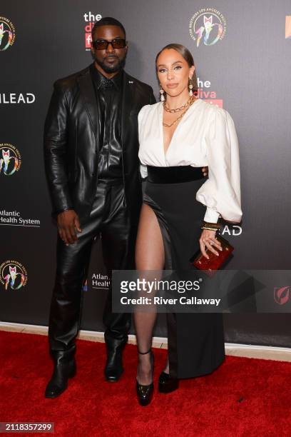 Lance Gross and Rebecca Jefferson at the 10th Annual Truth Awards held at the Beverly Hilton Hotel on March 30, 2024 in Beverly Hills, California.