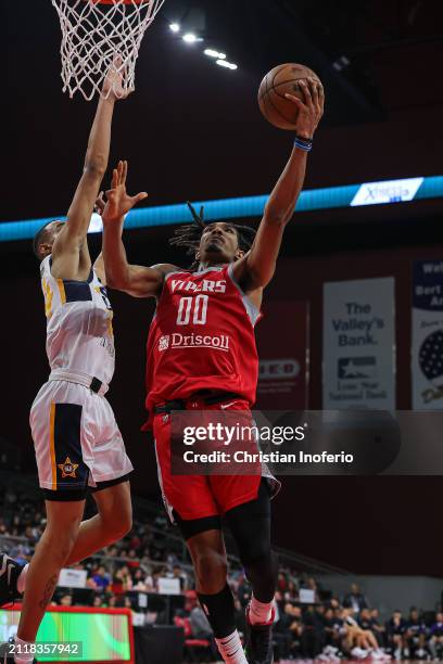 Jermaine Samuels of the Rio Grande Valley Vipers leaps to the basket during a game against the Salt Lake City Stars on March 30, 2024 at the Bert...