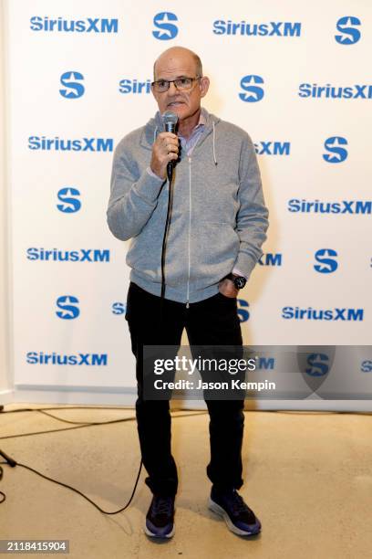 President and Chief Content Officer of SiriusXM, Scott Greenstein, speaks for SiriusXM's Nashville Studios grand opening at SiriusXM Studios on March...