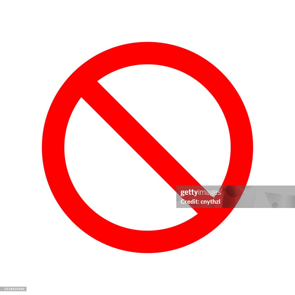 Nstop Sign No Sign Stop Sign Vector Illustration High-Res Vector Graphic - Getty ...