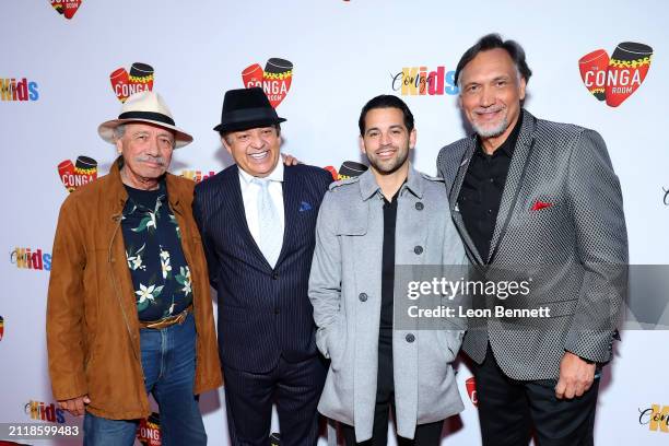 Edward James Olmos, P-Rod, Paul Rodriguez, and Jimmy Smits attend The Conga Room 25-Year Closing Celebration at The Conga Room on March 27, 2024 in...