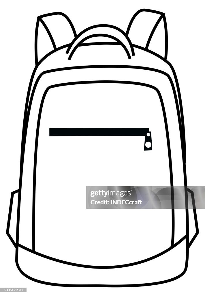 School bag outline
