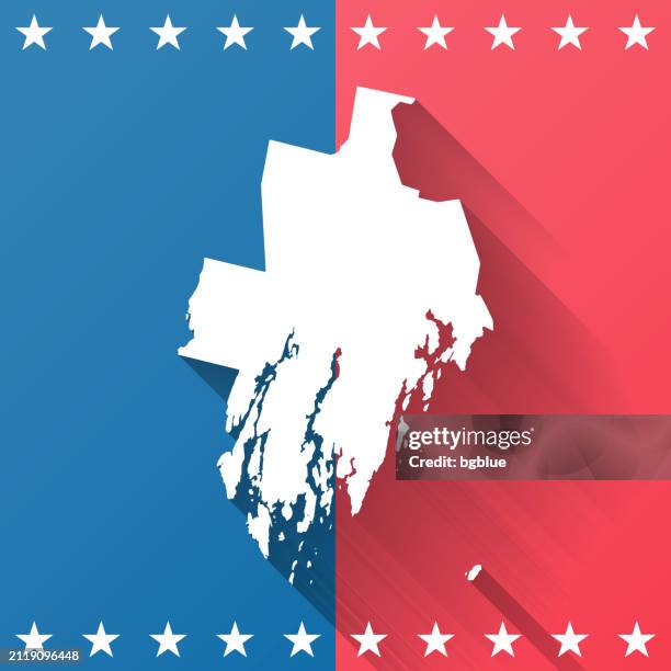 Blue&me Map Political Map Of Maine Photos and Premium High Res Pictures - Getty Images