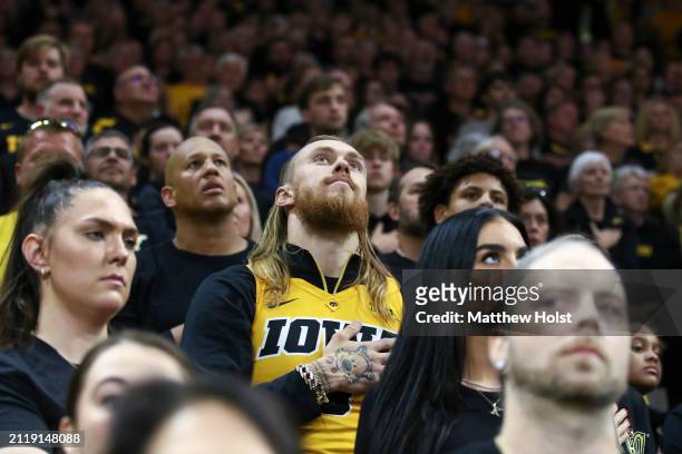 Tight end George Kittle of the San Francisco 49ers before the game between the Iowa Hawkeyes and the West Virginia Mountaineers during their second...