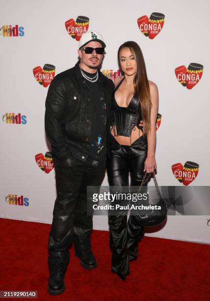Beau Casper Smart and Steph Mi attend the farewell celebration for The Conga Room at The Conga Room at L.A. Live on March 27, 2024 in Los Angeles,...