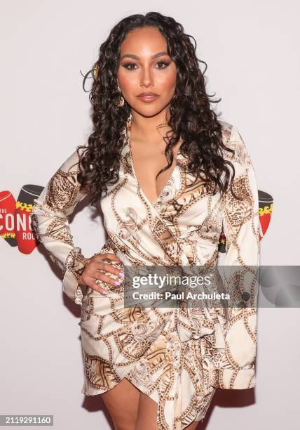 Danielle Larracuente attends the farewell celebration for The Conga Room at The Conga Room at L.A. Live on March 27, 2024 in Los Angeles, California.