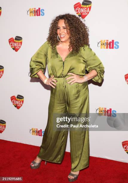 Diana Maria Riva attends the farewell celebration for The Conga Room at The Conga Room at L.A. Live on March 27, 2024 in Los Angeles, California.
