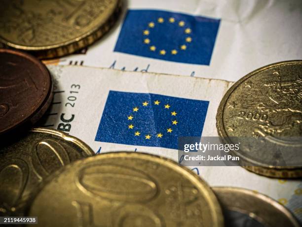 euro and gold - commercial activity stock pictures, royalty-free photos & images