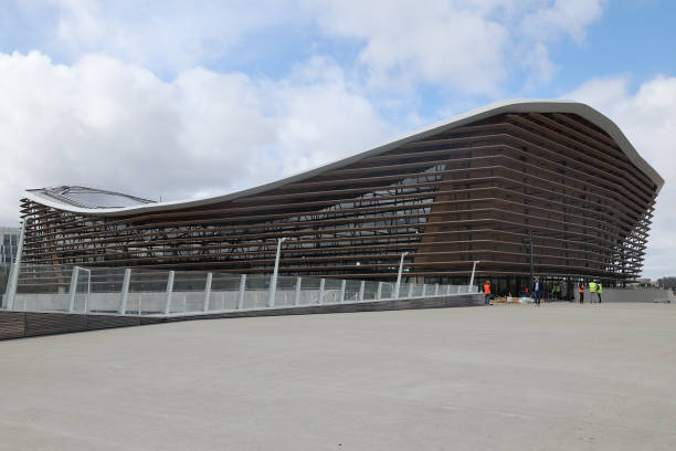 FRA: Tour Of The Olympic Aquatic Centre Organised By The Metropole Du Grand Paris
